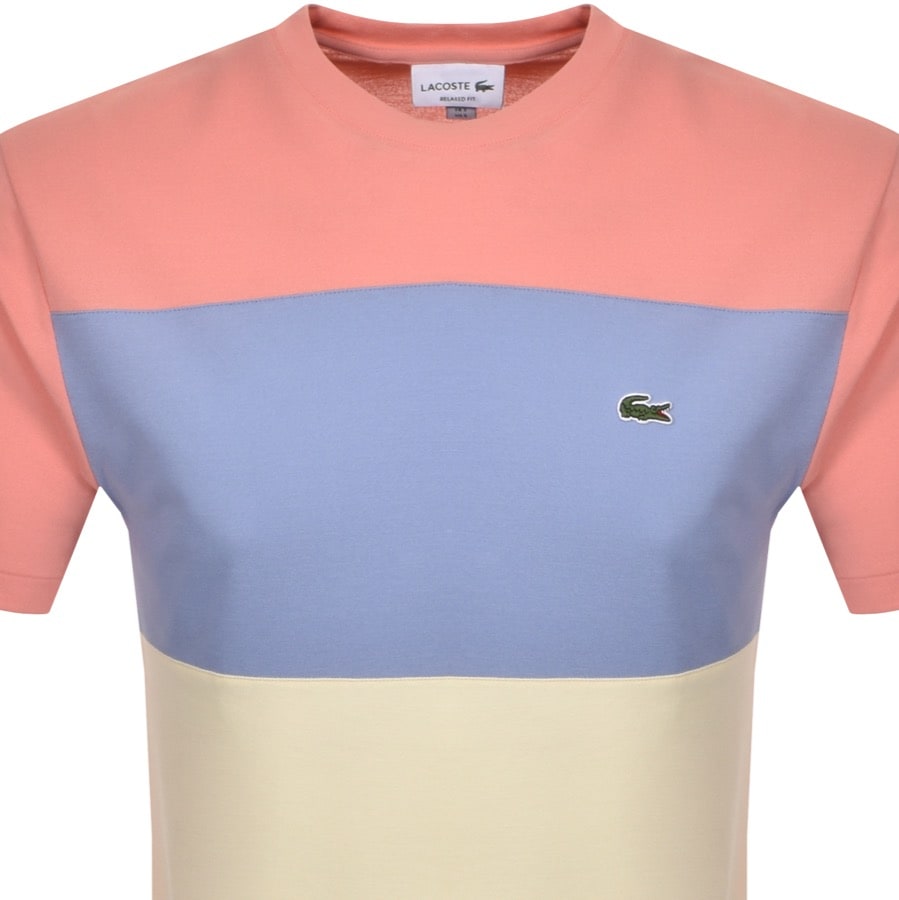 Alternative Image for ProductLacoste Crew Neck Logo T Shirt Pink2